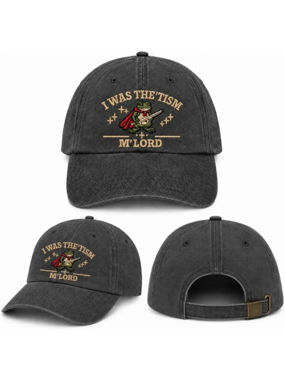 Funny Design Adjustable Baseball Cap | Classic Casual Style for All Occasions